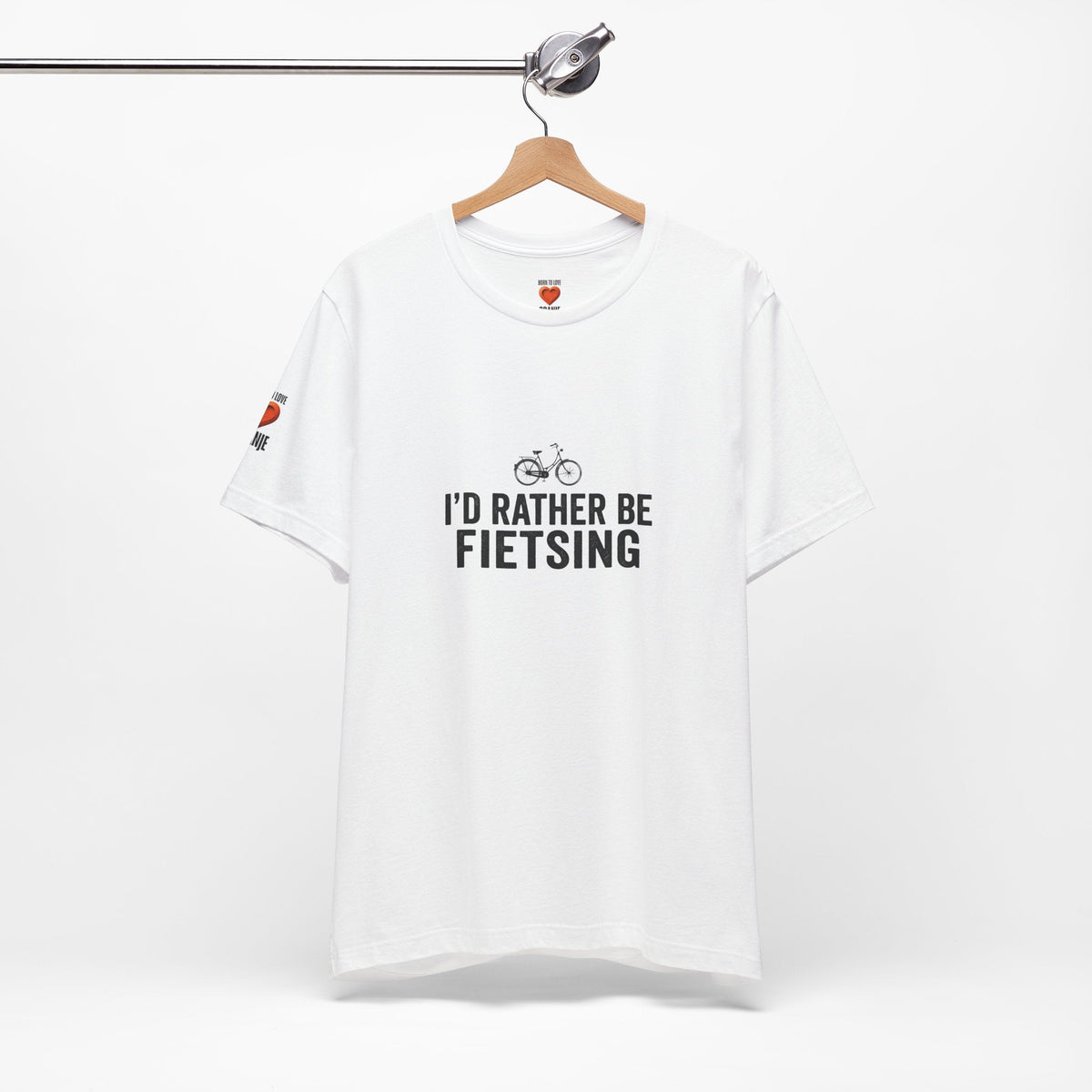 I'd Rather Be Fietsing Shirt | Typisch Nederlands Fiets T-shirt | expat cadeau shirt Printify