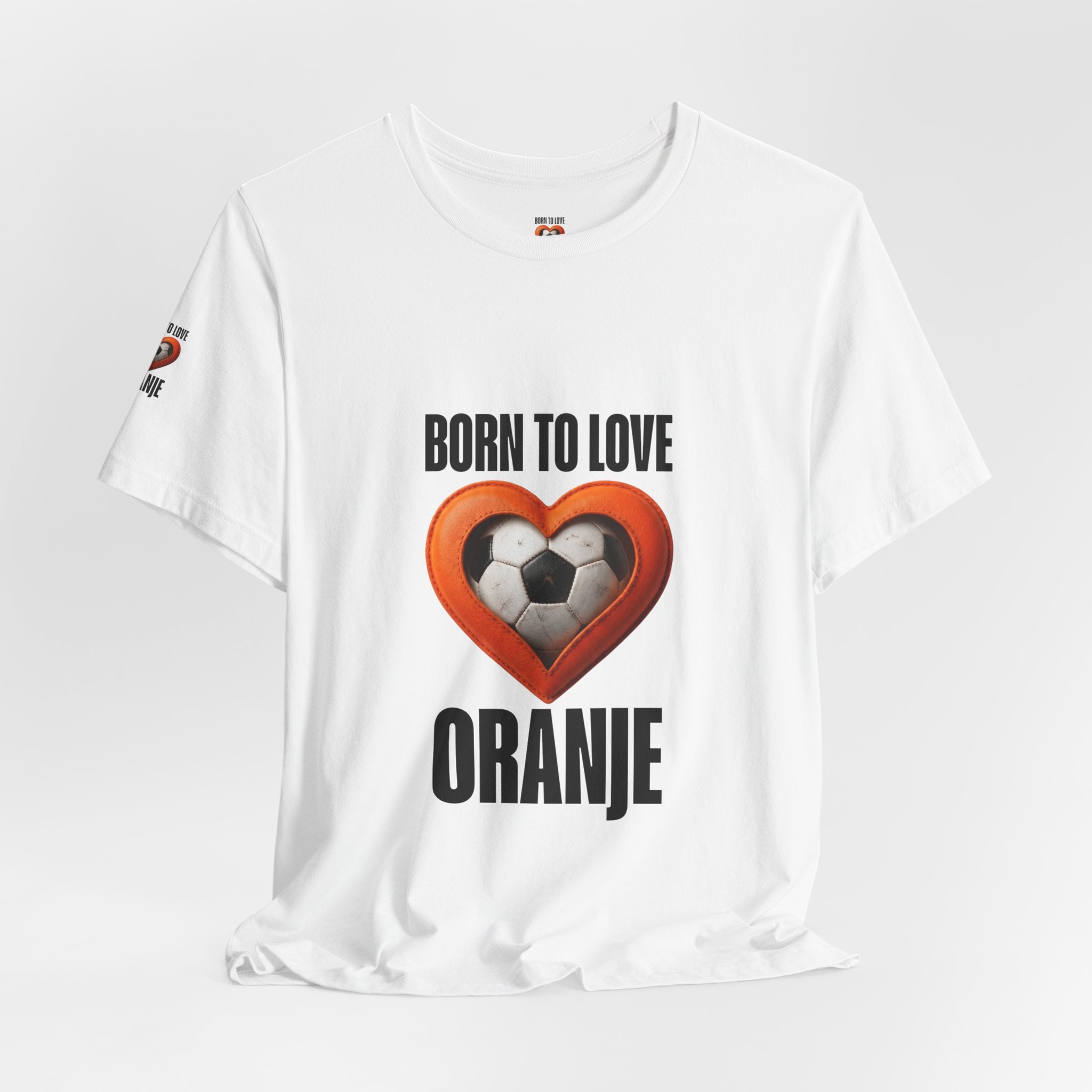 Netherlands Football Shirt, Born to Love Oranje Tee, Holland Fan Limited Edition, Dutch Soccer Supporter Shirt, Oranje 2026