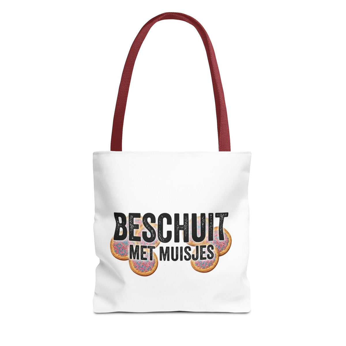 Babyshower shopper Nederland – Tote Bag Beschuit met Muisjes Printify
