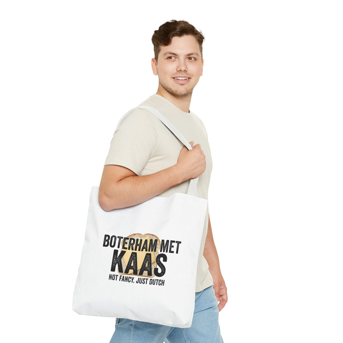 Tote Bag – Boterham met Kaas Printify