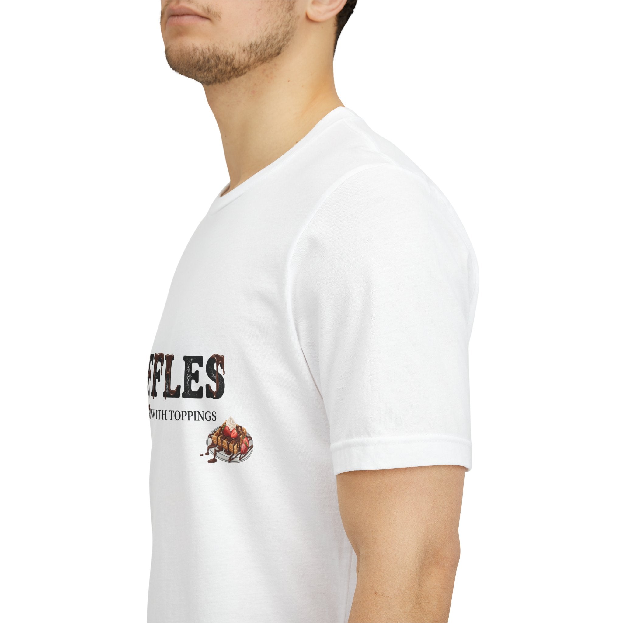 Waffles Shirt | Life Is Better With Toppings Foodie T-shirt Printify