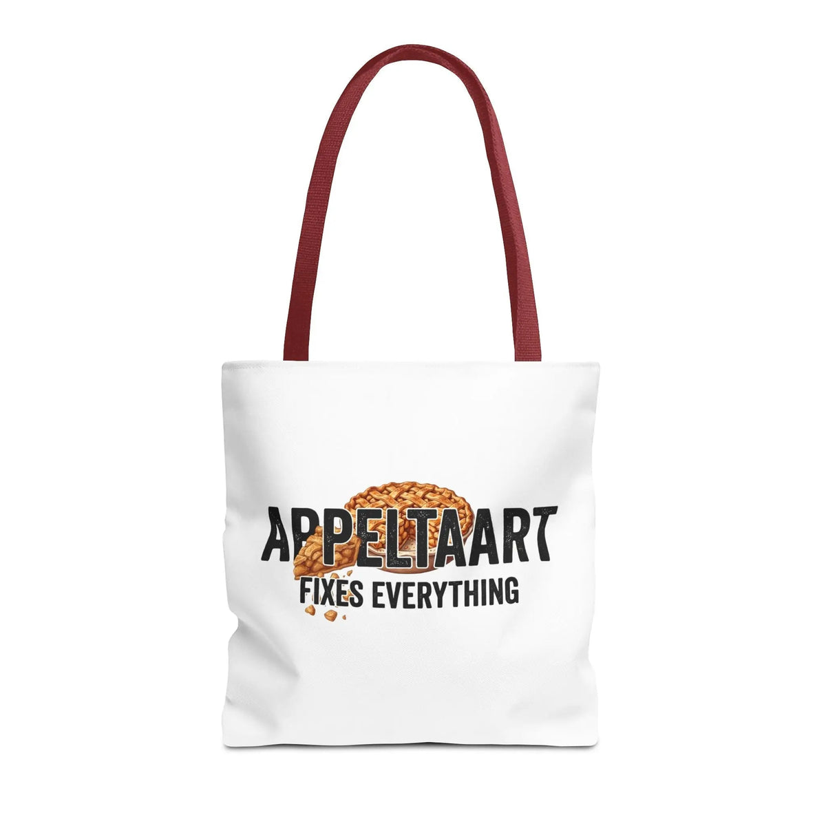 Cadeau voor Bakliefhebber – Tote Bag – Appeltaart Fixes Everything Printify