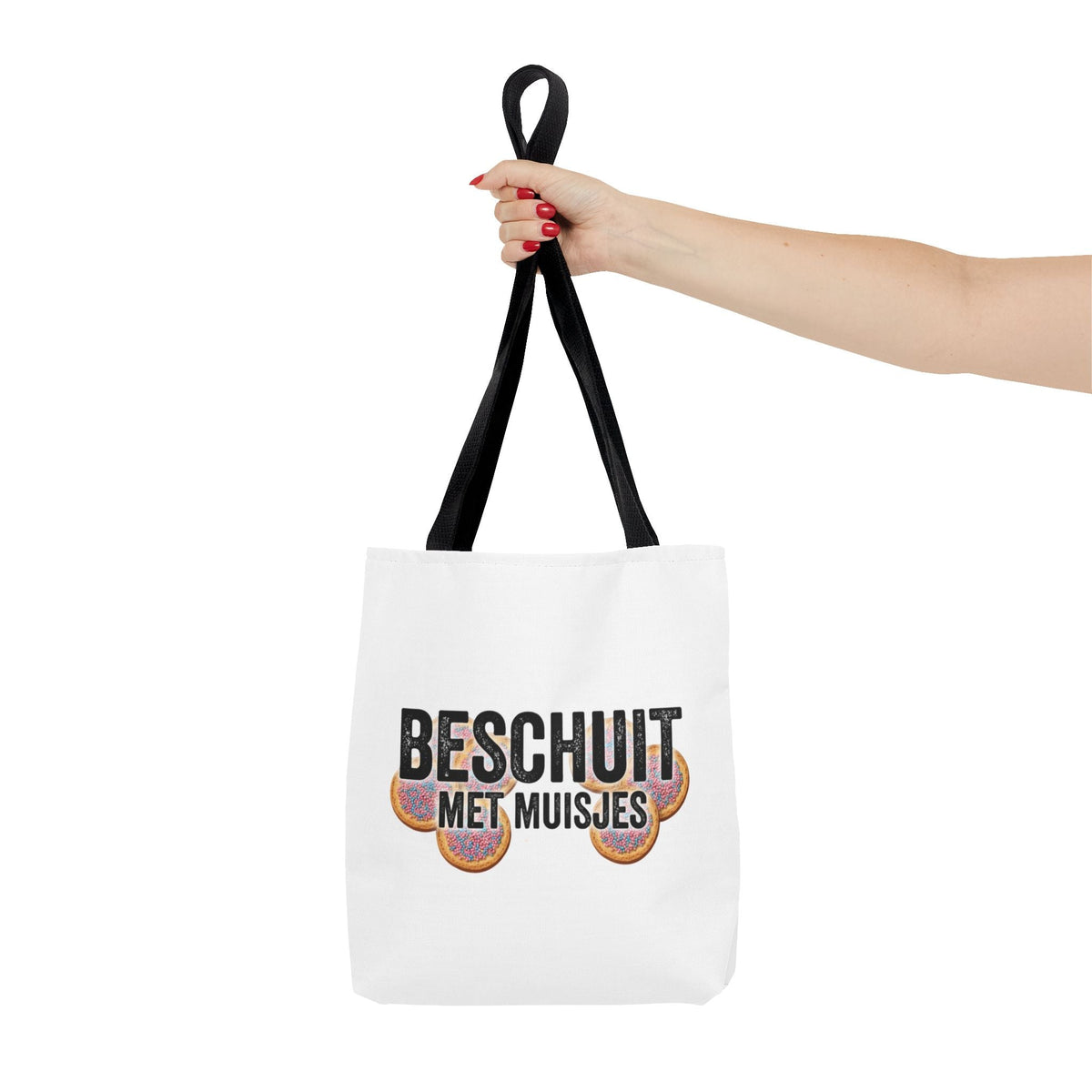 Babyshower shopper Nederland – Tote Bag Beschuit met Muisjes Printify