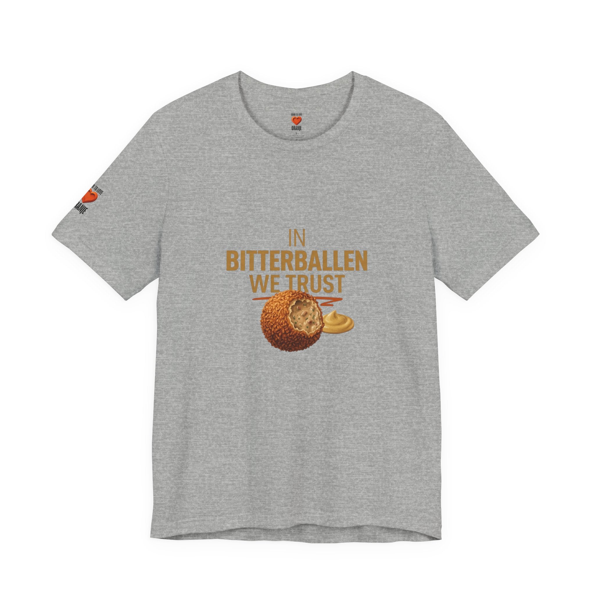 In Bitterballen We Trust Shirt, Funny Dutch Food Tee, Netherlands Snack Gift, Dutch Humor T-Shirt, Bitterballen Expat Gift, Holland