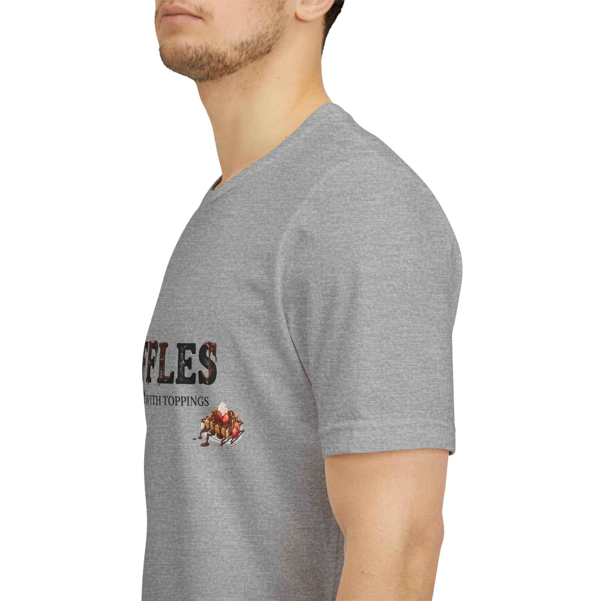 Waffles Shirt | Life Is Better With Toppings Foodie T-shirt Printify