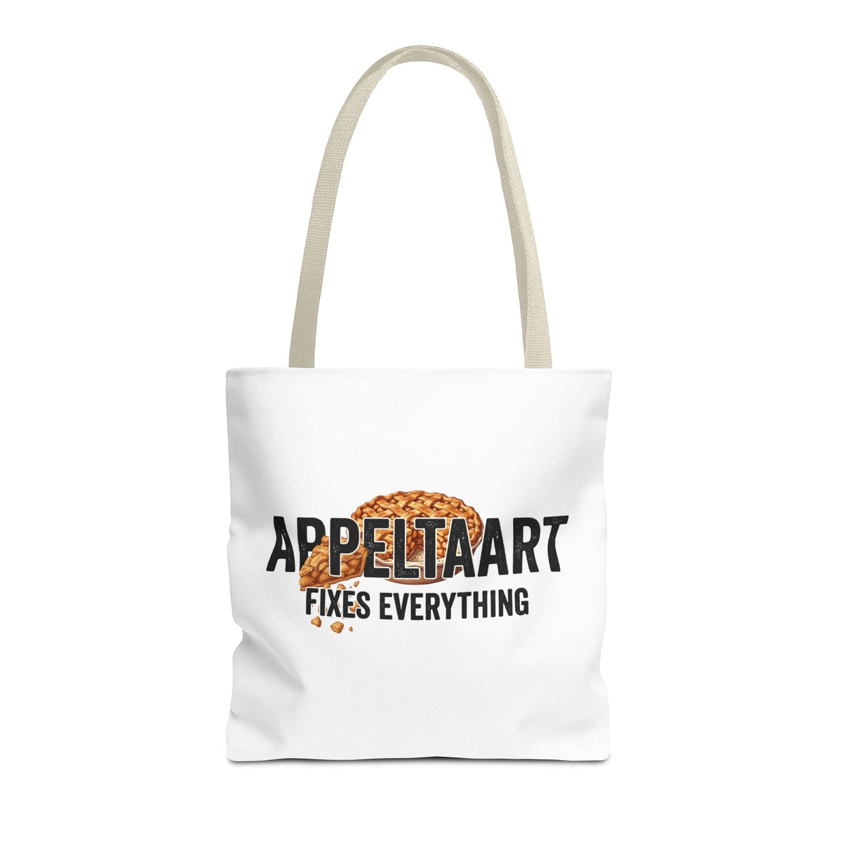 Cadeau voor Bakliefhebber – Tote Bag – Appeltaart Fixes Everything Printify