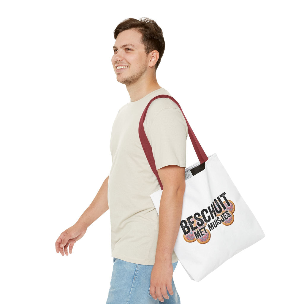 Babyshower shopper Nederland – Tote Bag Beschuit met Muisjes Printify