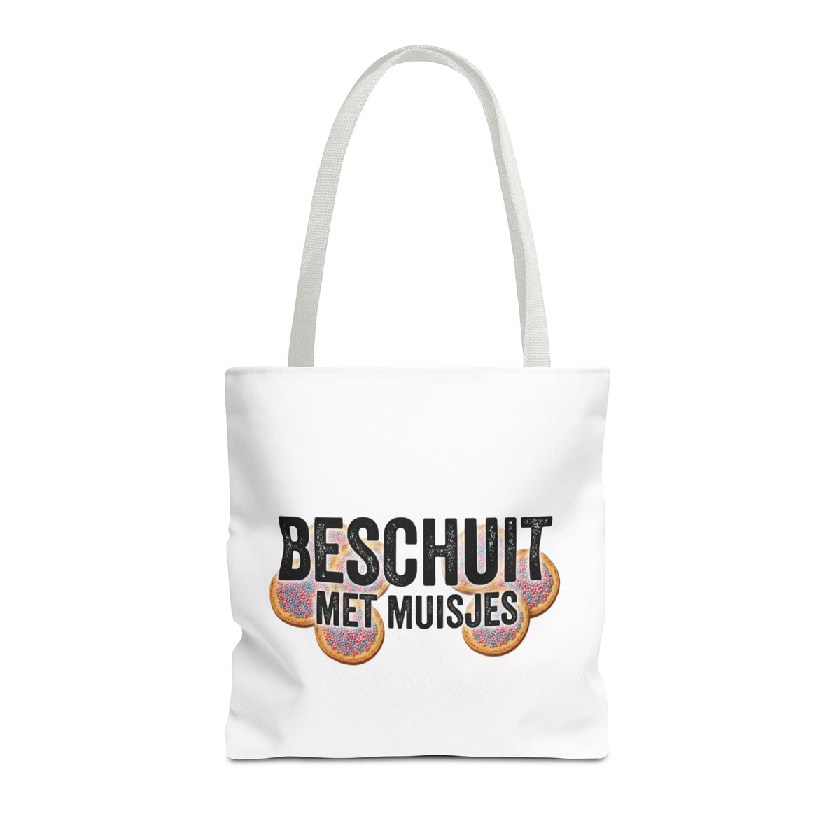 Babyshower shopper Nederland – Tote Bag Beschuit met Muisjes Printify