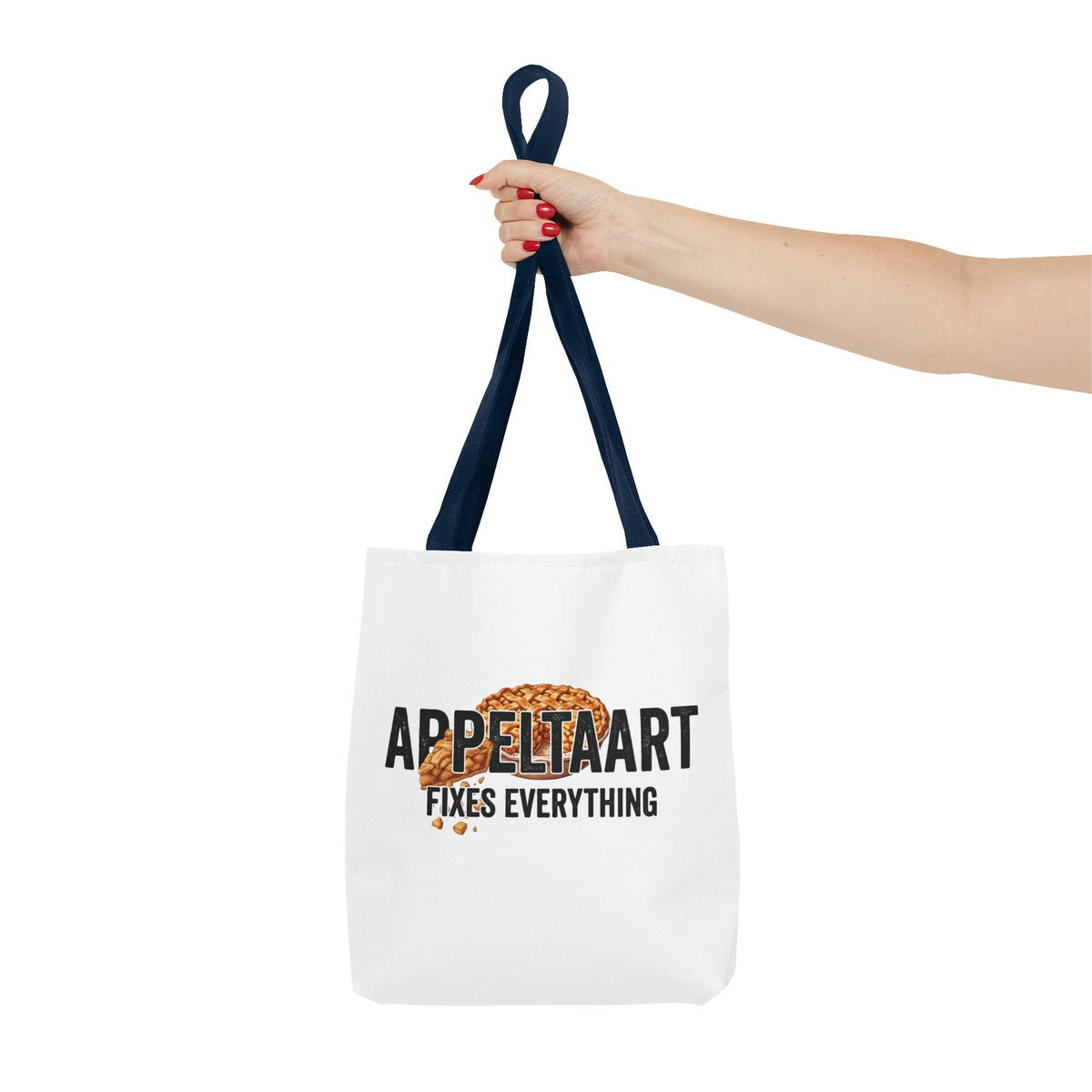 Cadeau voor Bakliefhebber – Tote Bag – Appeltaart Fixes Everything Printify