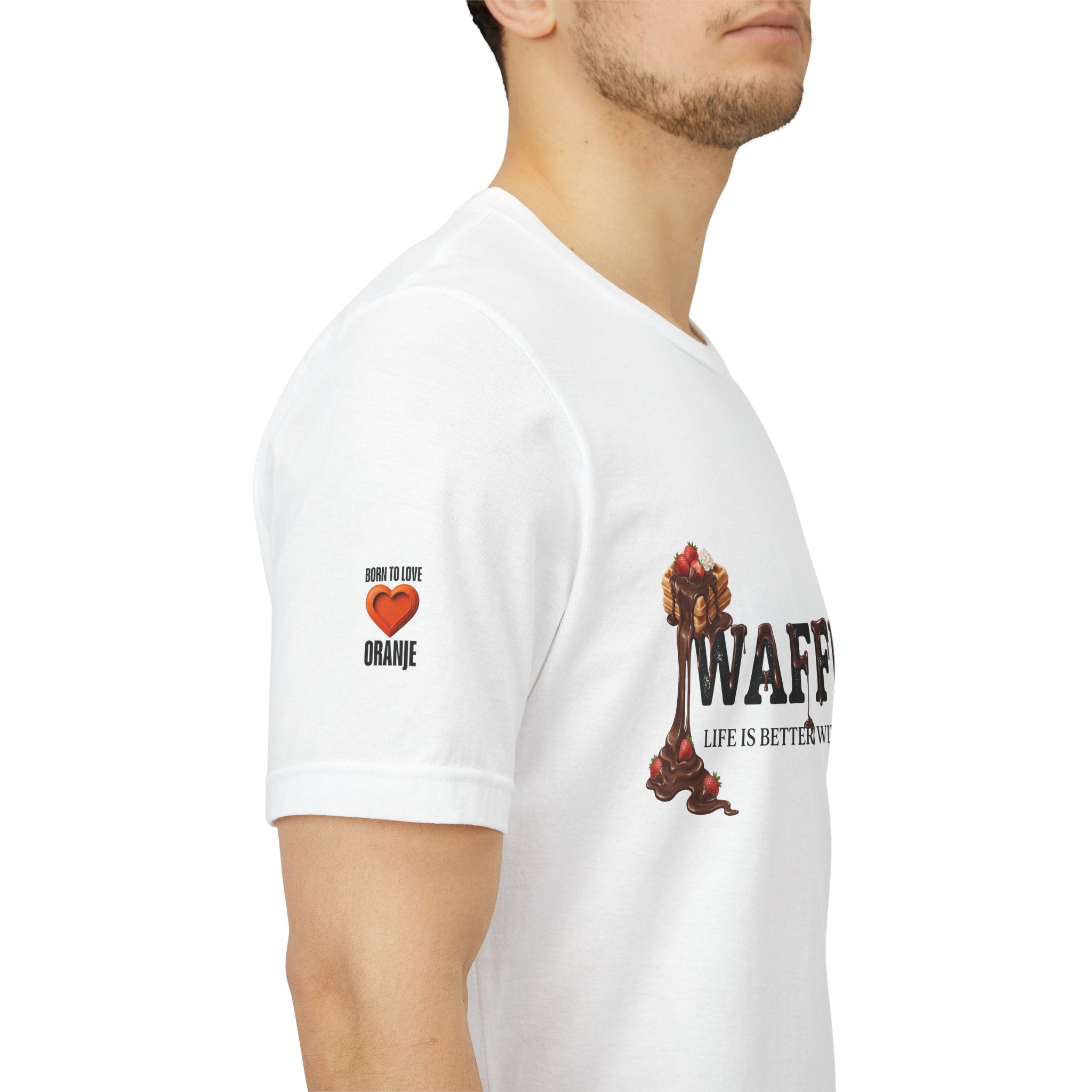 Waffles Shirt | Life Is Better With Toppings Foodie T-shirt Printify