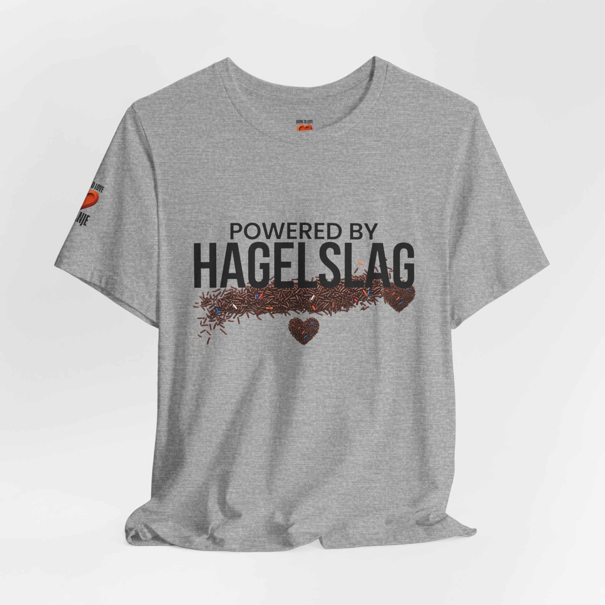 Powered By Hagelslag | expat cadeau shirt Printify