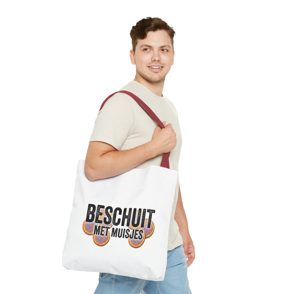 Babyshower shopper Nederland – Tote Bag Beschuit met Muisjes Printify