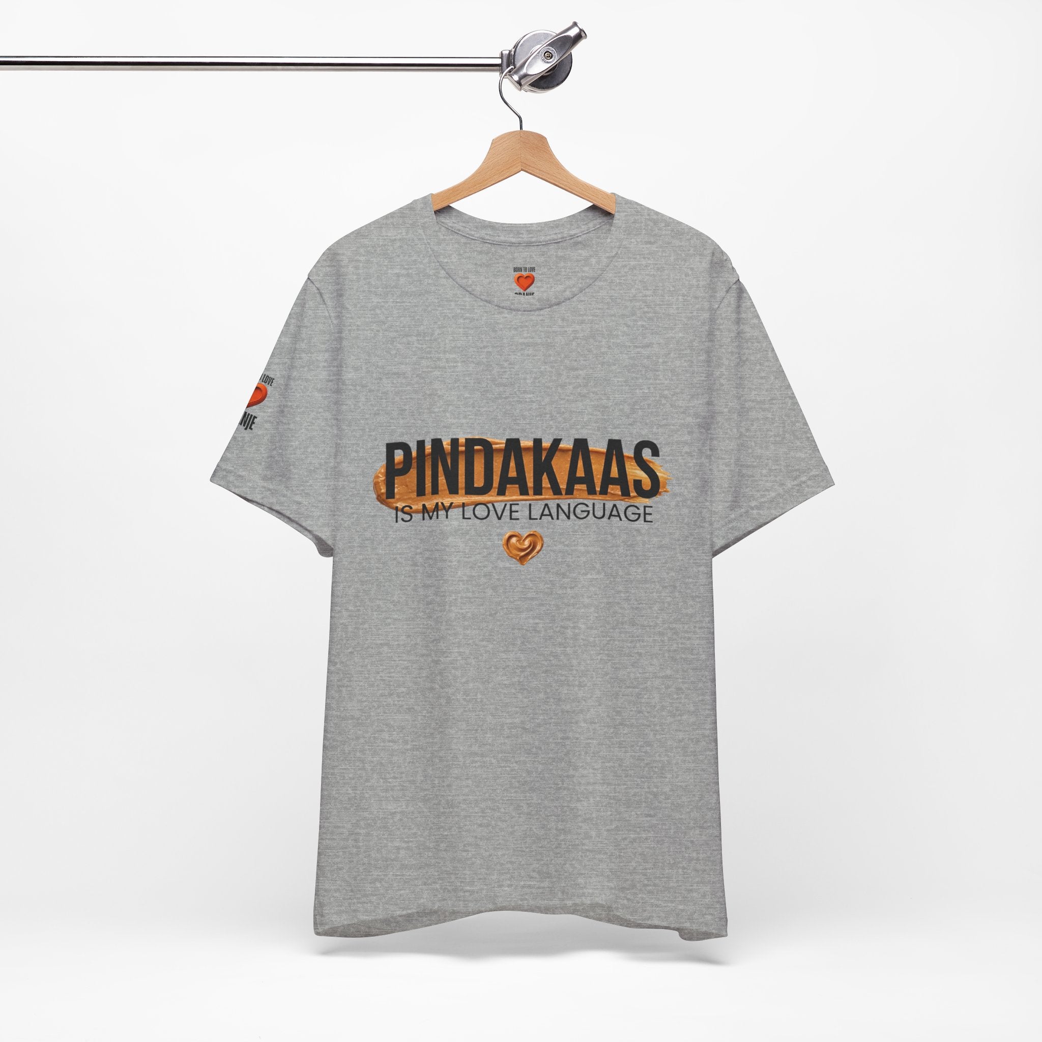 Pindakaas Is My Love Language Shirt, Funny Dutch Expat Gift, Netherlands Peanut Butter Tee, Holland Food Humor T-Shirt, Dutch Gift