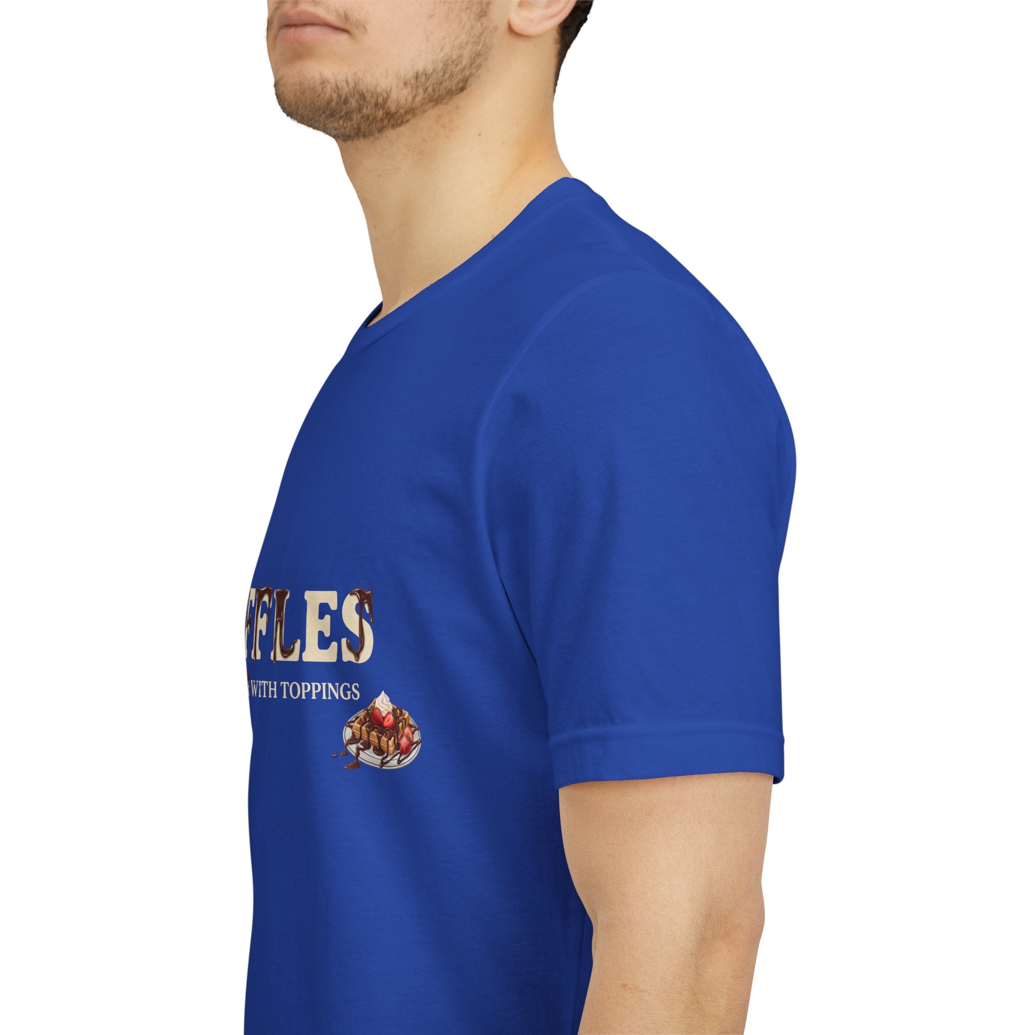 Waffles Shirt | Life Is Better With Toppings Foodie T-shirt Printify