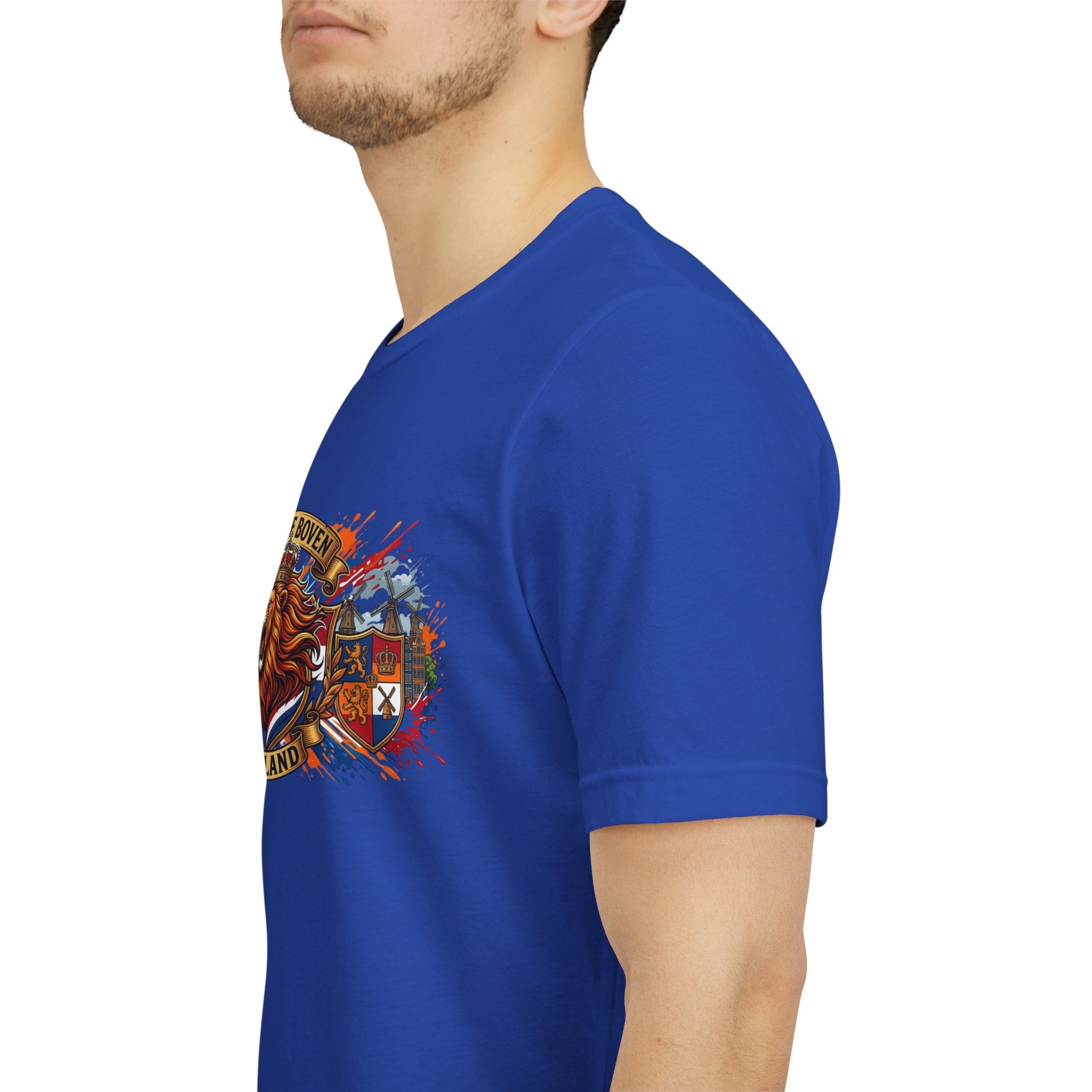 Oranje Boven Holland Shirt, Nederlandse Leeuw Voetbal T-Shirt, Oranje Supporter Tshirt, Nederland Fan Cadeau, Voetbal Heren Dames