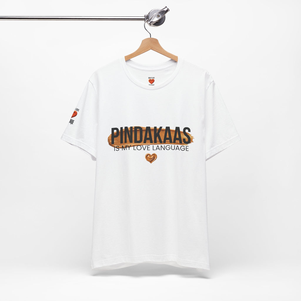 Pindakaas Is My Love Language Shirt, Funny Dutch Expat Gift, Netherlands Peanut Butter Tee, Holland Food Humor T-Shirt, Dutch Gift