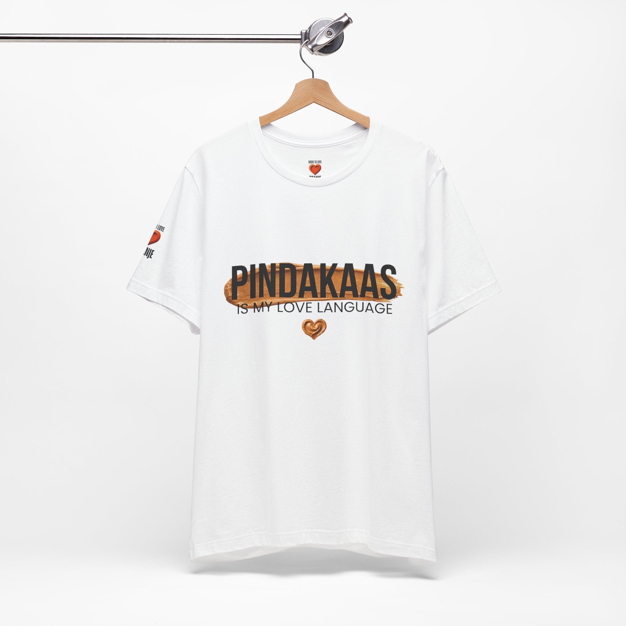Pindakaas Is My Love Language Shirt, Funny Dutch Expat Gift, Netherlands Peanut Butter Tee, Holland Food Humor T-Shirt, Dutch Gift