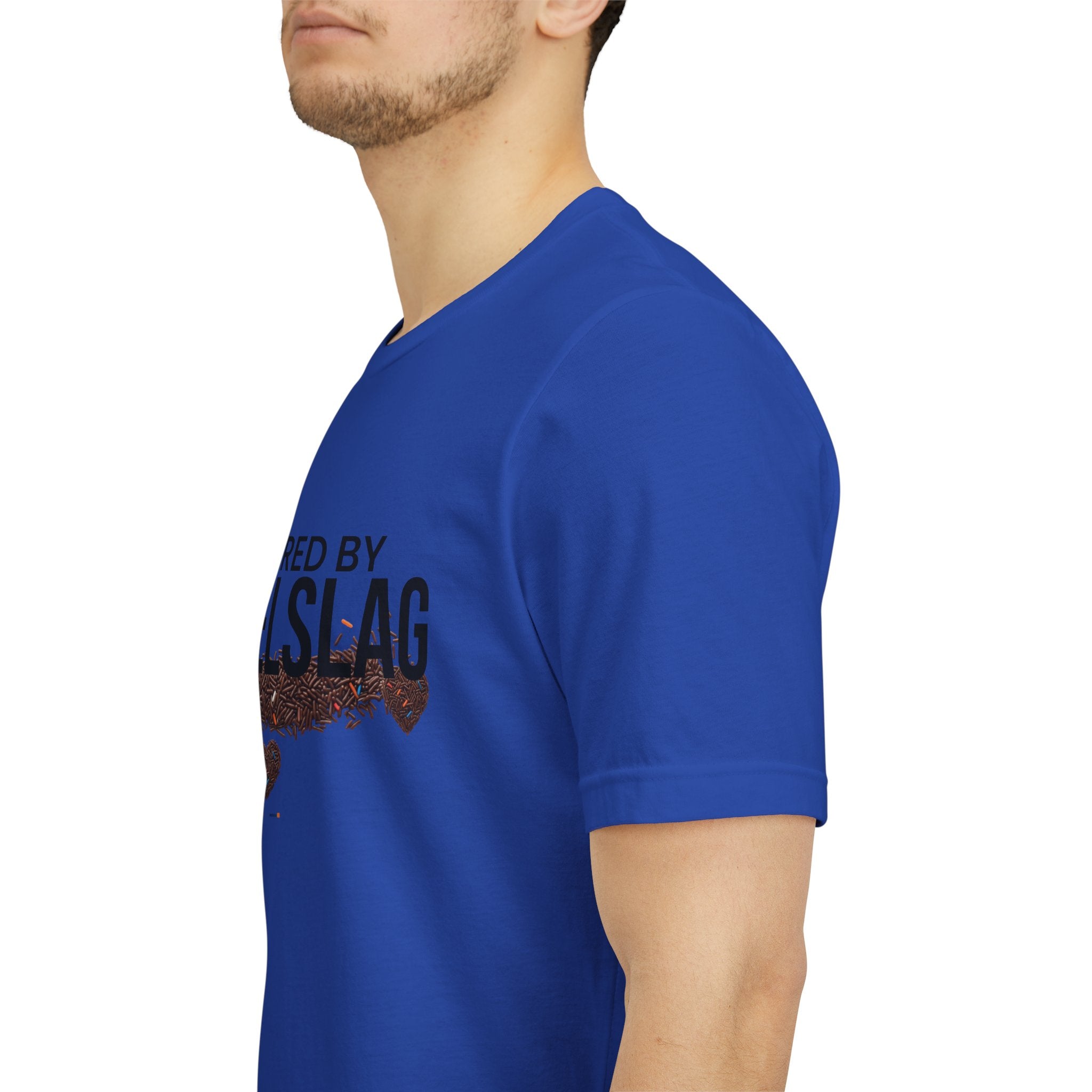 Powered By Hagelslag Shirt, Funny Dutch Expat Gift, Netherlands Chocolate Sprinkles Tee, Holland Food Humor T-Shirt, Dutch Gift