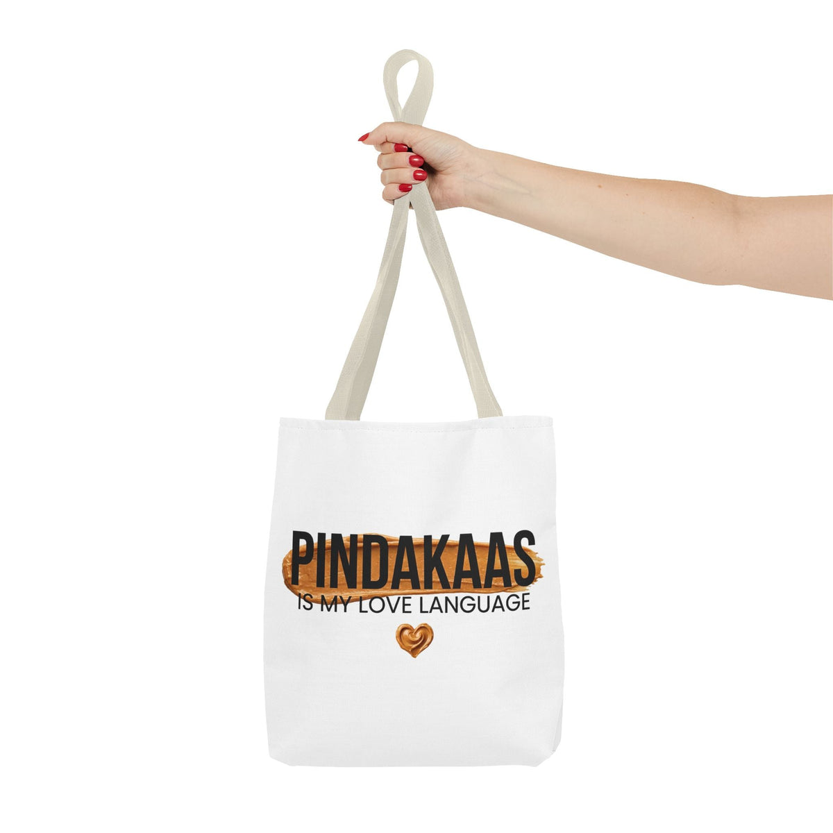 Tote Bag – Pindakaas Is My Love Language Printify