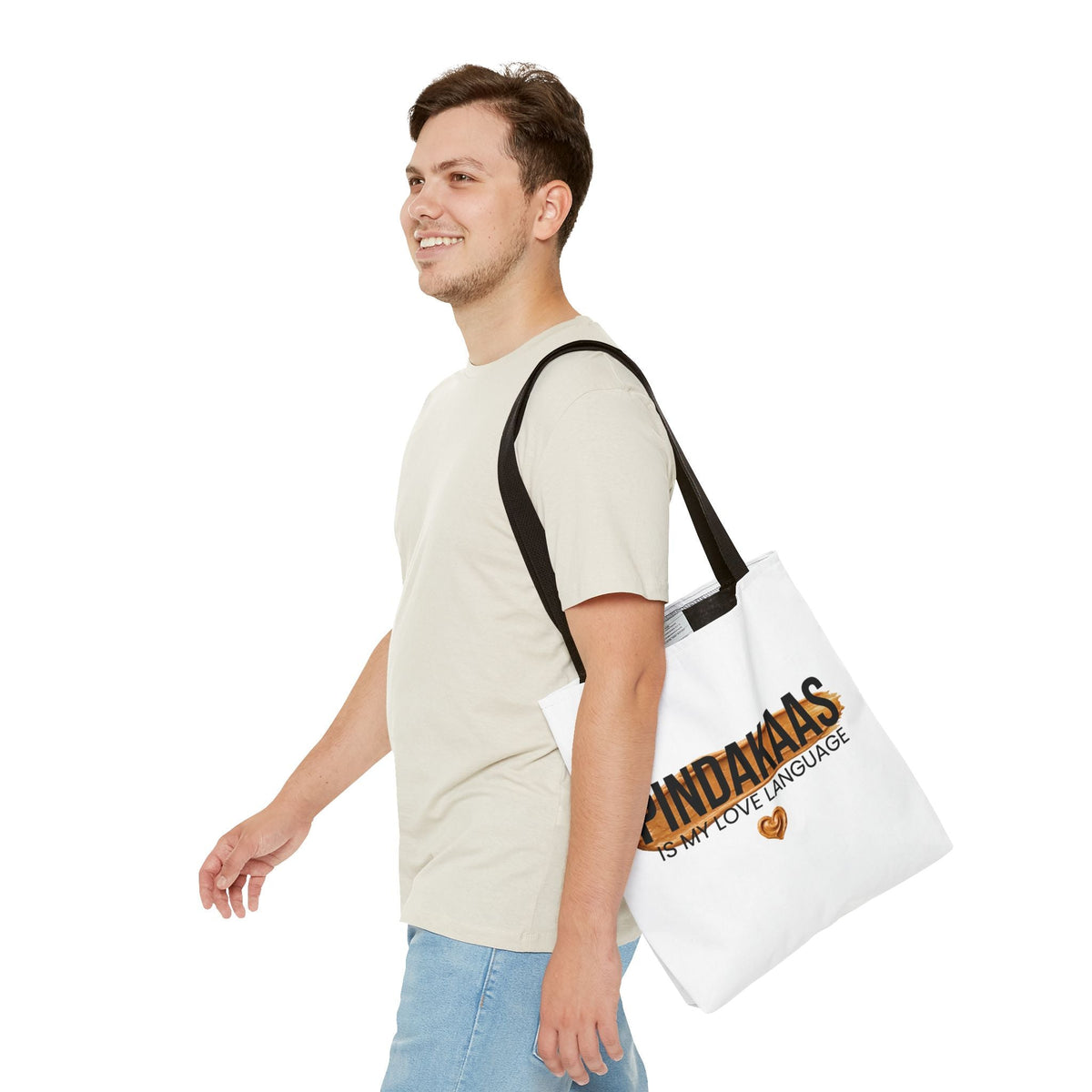 Tote Bag – Pindakaas Is My Love Language Printify