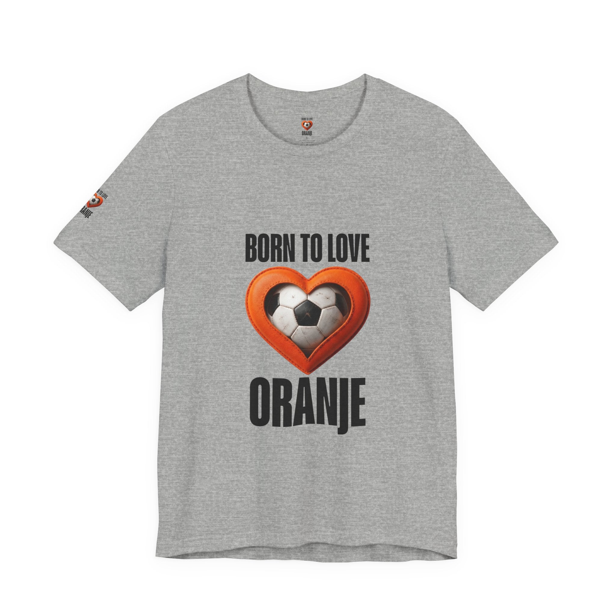 Netherlands Football Shirt, Born to Love Oranje Tee, Holland Fan Limited Edition, Dutch Soccer Supporter Shirt, Oranje 2026