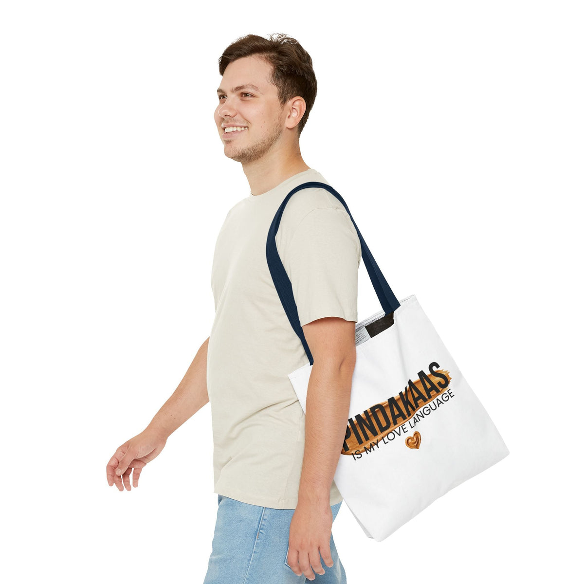 Tote Bag – Pindakaas Is My Love Language Printify