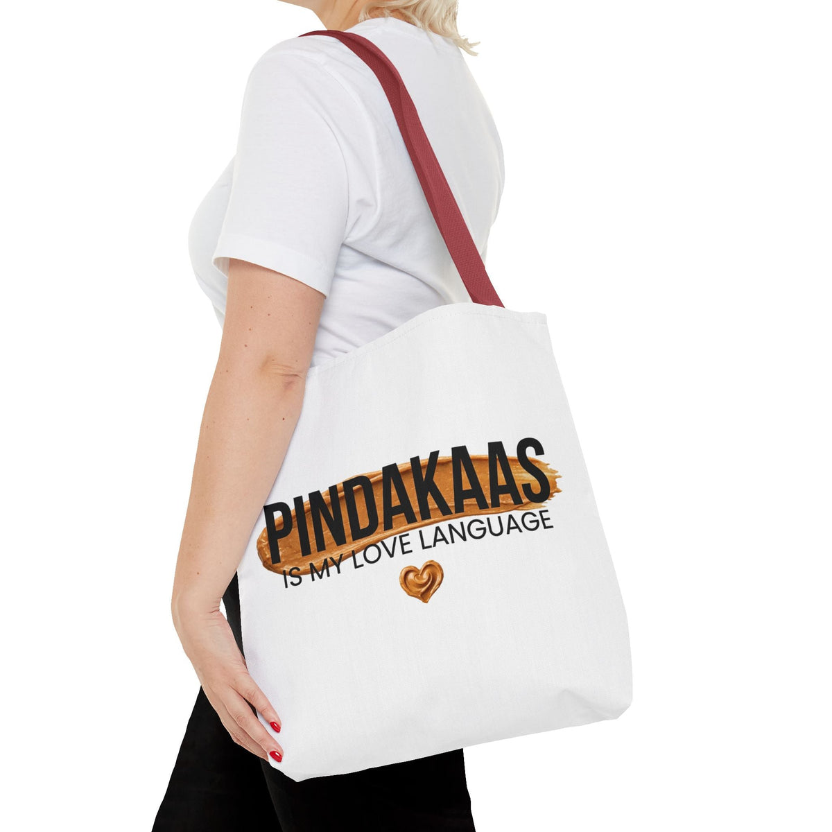 Tote Bag – Pindakaas Is My Love Language Printify