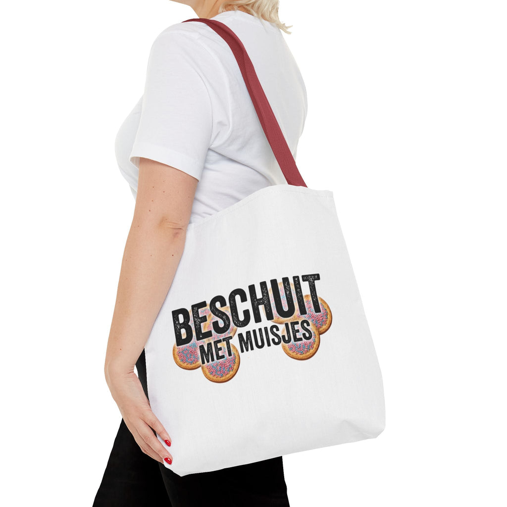 Babyshower shopper Nederland – Tote Bag Beschuit met Muisjes Printify