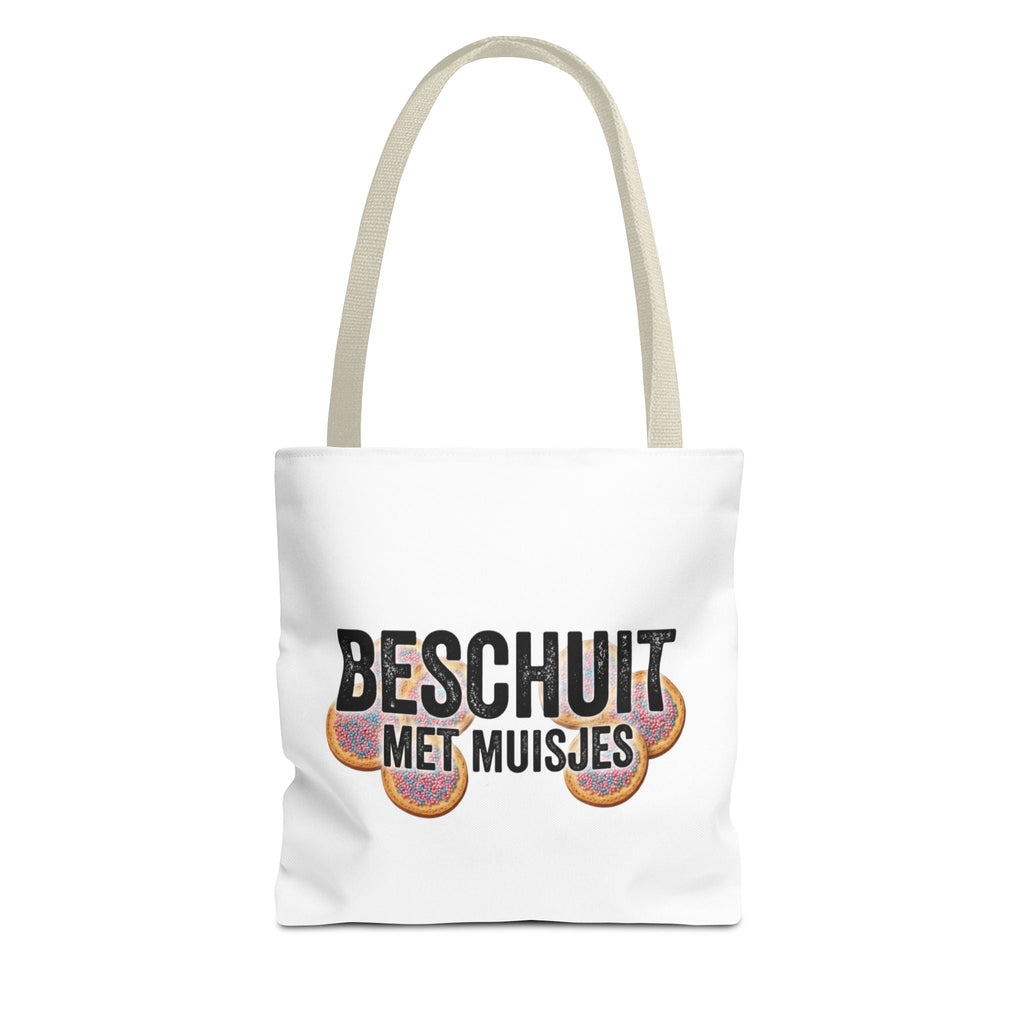 Babyshower shopper Nederland – Tote Bag Beschuit met Muisjes Printify