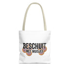 Babyshower shopper Nederland – Tote Bag Beschuit met Muisjes Printify
