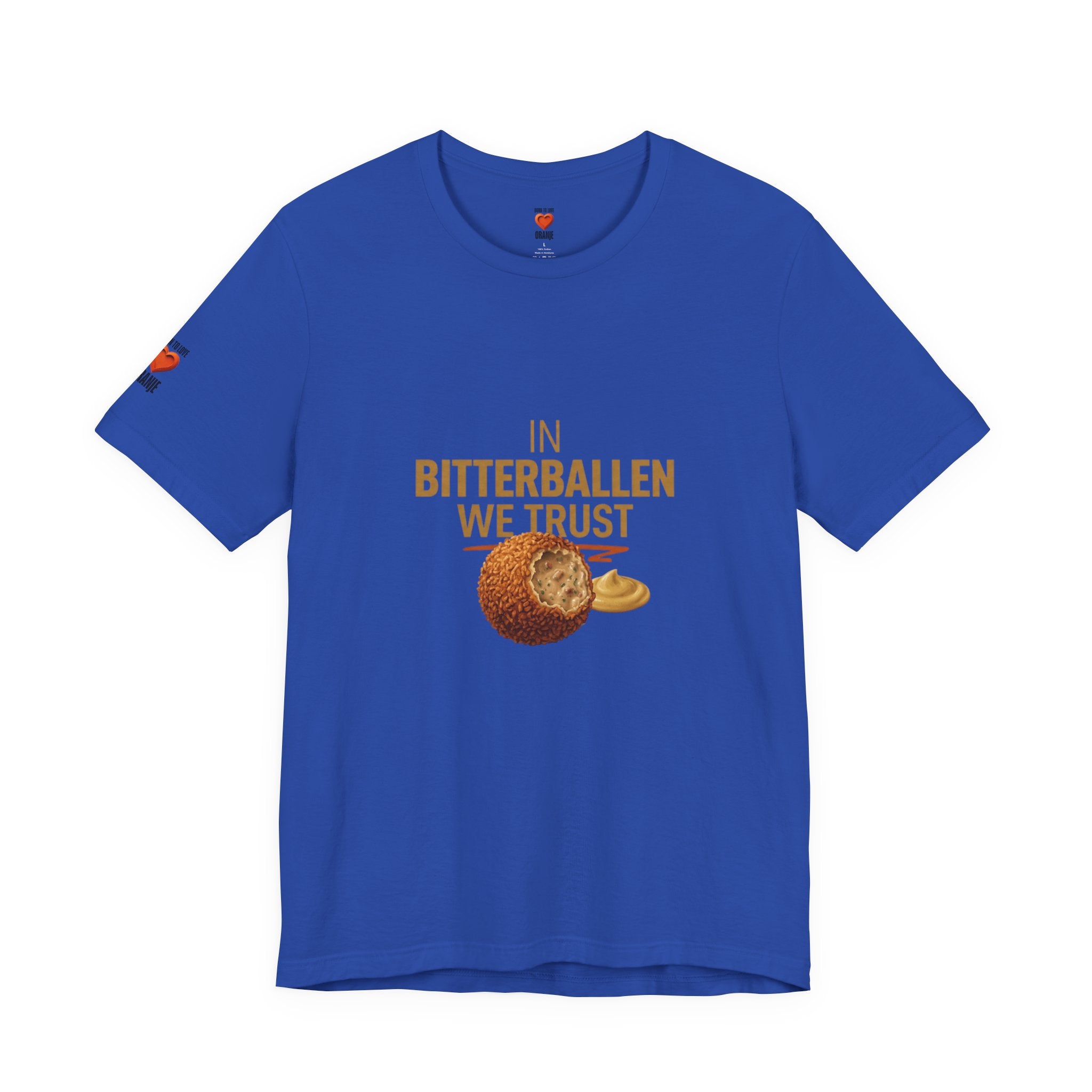 In Bitterballen We Trust Shirt, Funny Dutch Food Tee, Netherlands Snack Gift, Dutch Humor T-Shirt, Bitterballen Expat Gift, Holland