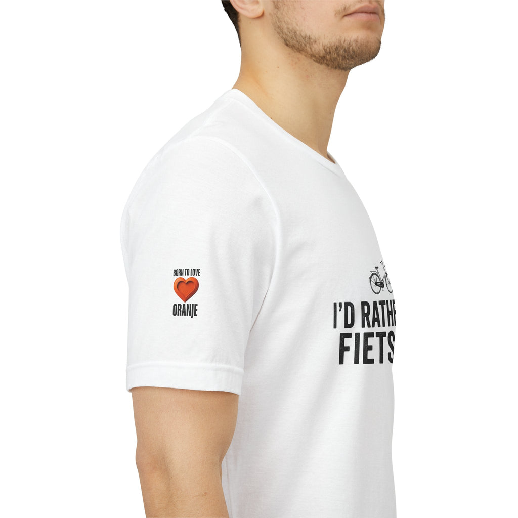 I'd Rather Be Fietsing Shirt | Typisch Nederlands Fiets T-shirt | expat cadeau shirt Printify