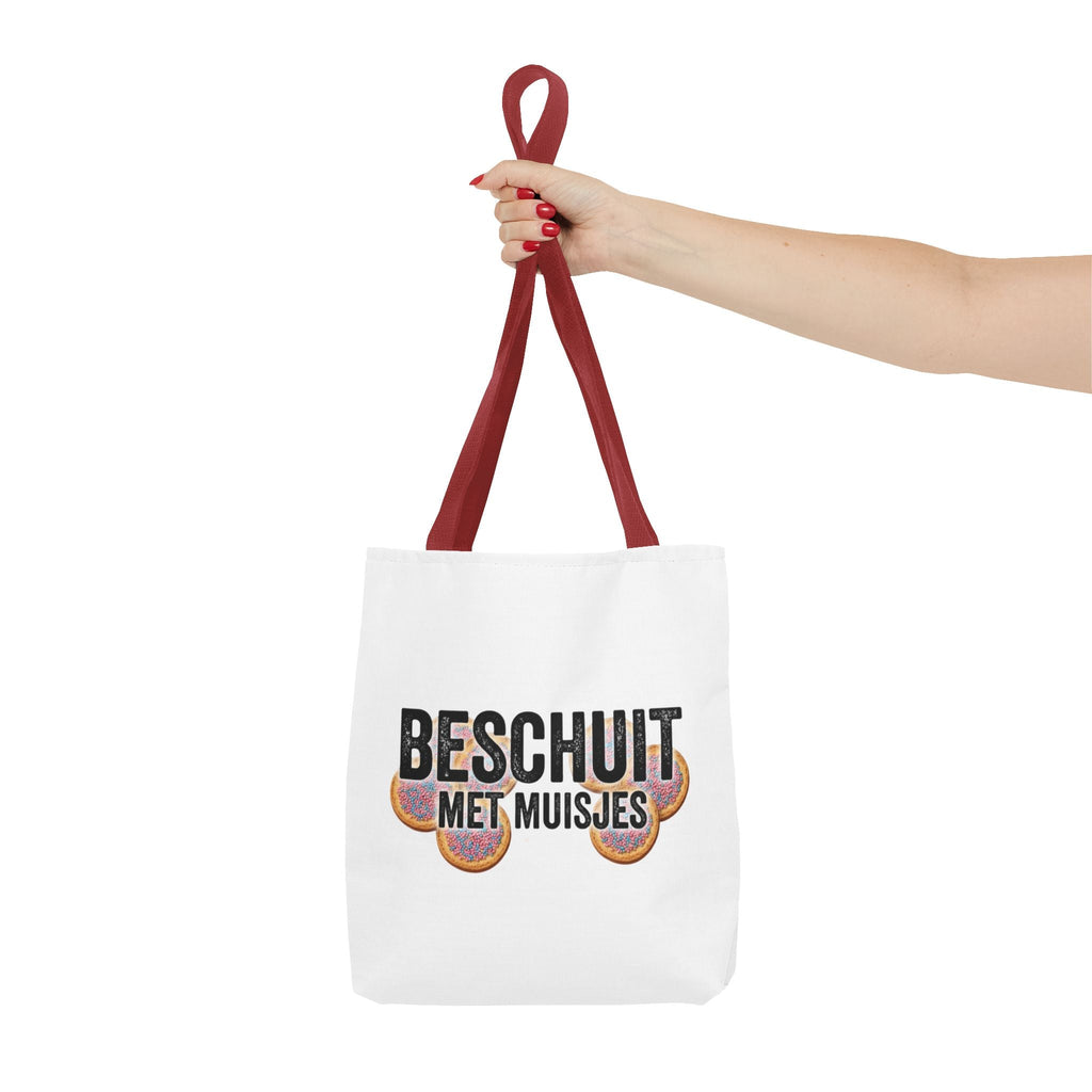 Babyshower shopper Nederland – Tote Bag Beschuit met Muisjes Printify