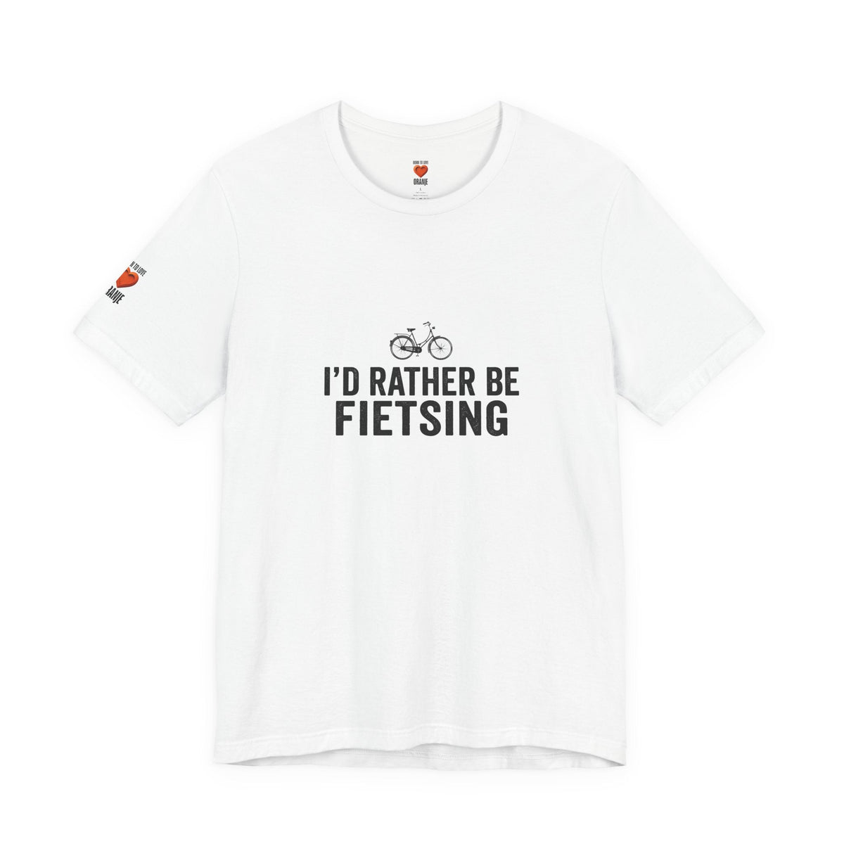 I'd Rather Be Fietsing Shirt | Typisch Nederlands Fiets T-shirt | expat cadeau shirt Printify