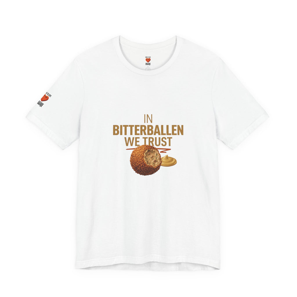 In Bitterballen We Trust Shirt, Funny Dutch Food Tee, Netherlands Snack Gift, Dutch Humor T-Shirt, Bitterballen Expat Gift, Holland