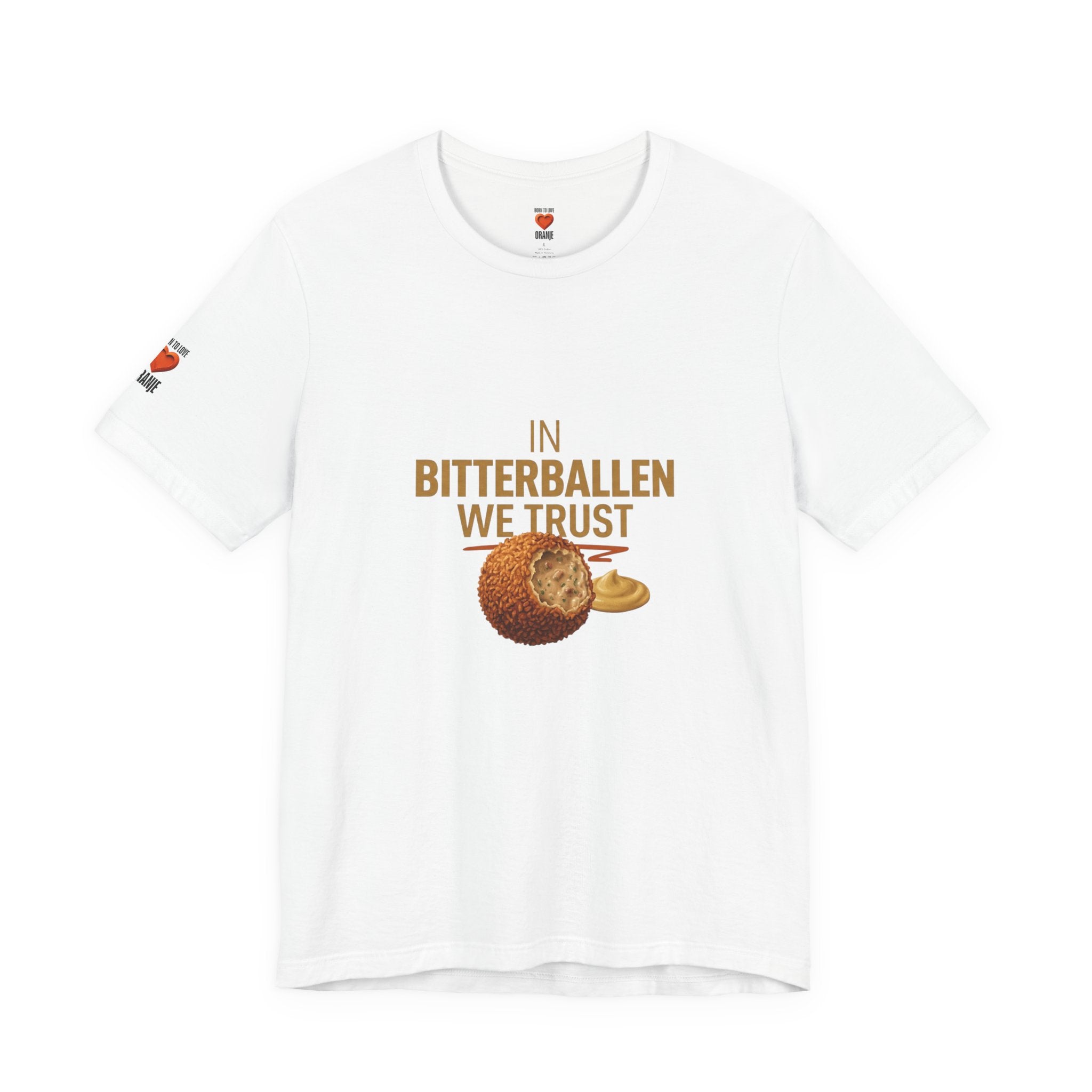 In Bitterballen We Trust Shirt, Funny Dutch Food Tee, Netherlands Snack Gift, Dutch Humor T-Shirt, Bitterballen Expat Gift, Holland