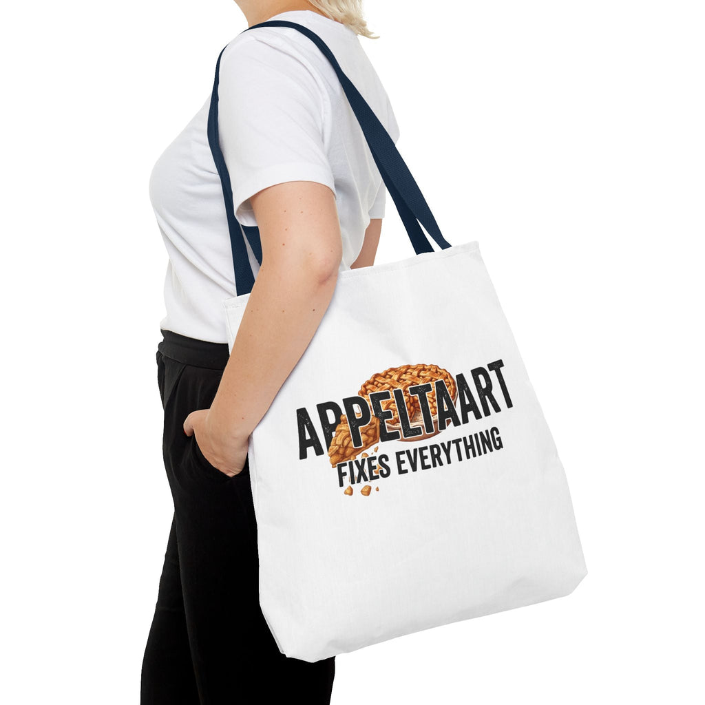 Cadeau voor Bakliefhebber – Tote Bag – Appeltaart Fixes Everything Printify