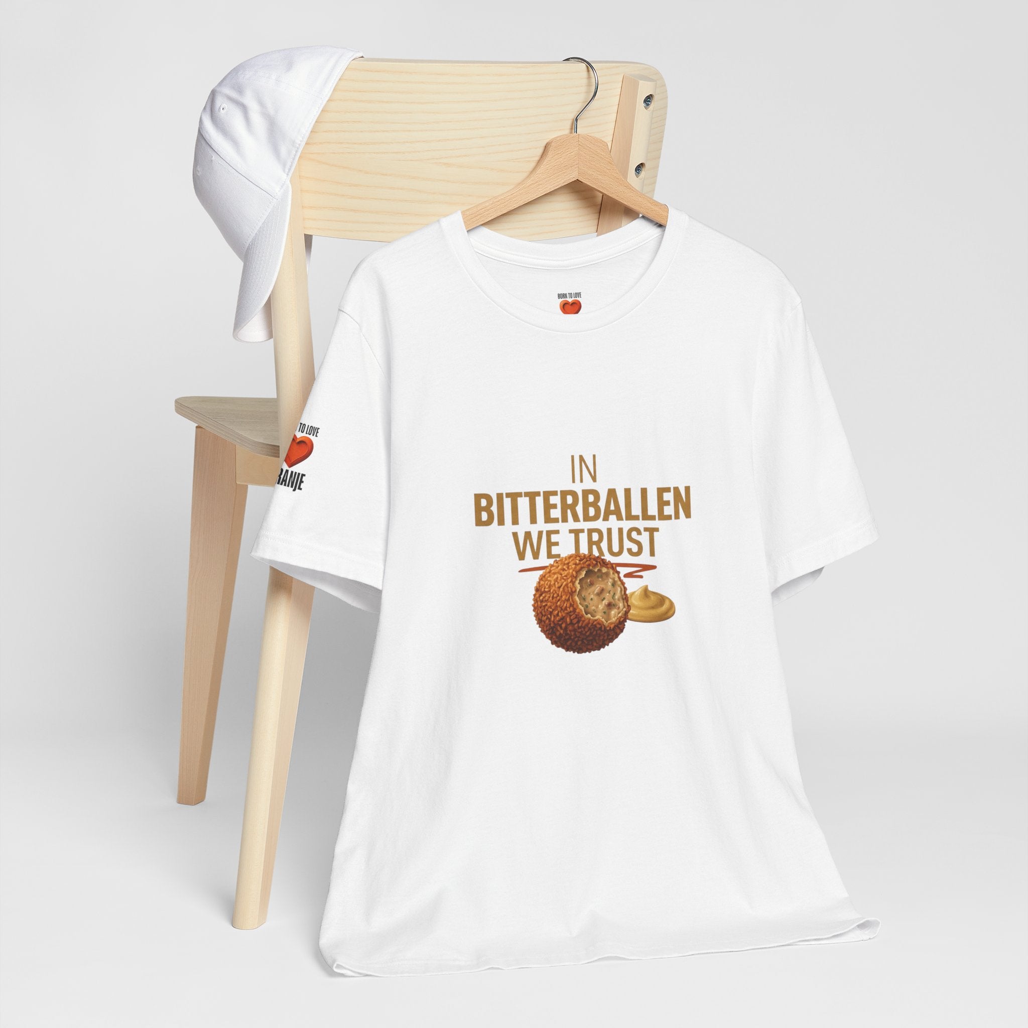 In Bitterballen We Trust Shirt, Funny Dutch Food Tee, Netherlands Snack Gift, Dutch Humor T-Shirt, Bitterballen Expat Gift, Holland