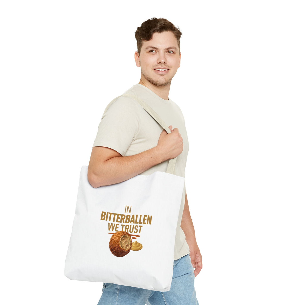 Tote Bag – Bitterballen | Typisch Nederlandse Tas Printify