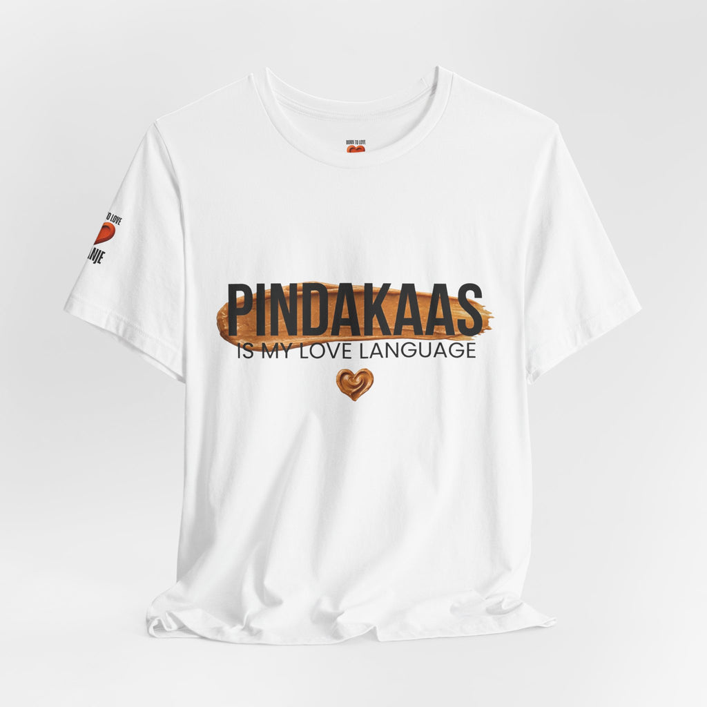 Pindakaas Is My Love Language Shirt, Funny Dutch Expat Gift, Netherlands Peanut Butter Tee, Holland Food Humor T-Shirt, Dutch Gift