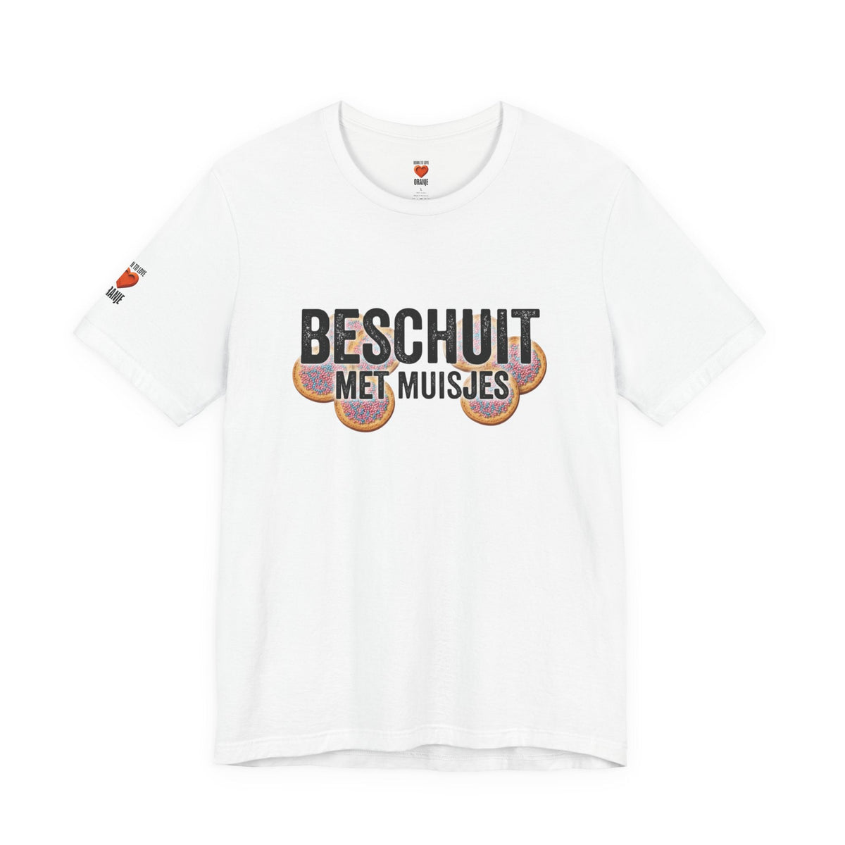 Beschuit met muisjes | expat cadeau shirt Printify