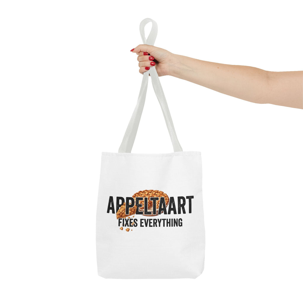 Cadeau voor Bakliefhebber – Tote Bag – Appeltaart Fixes Everything Printify