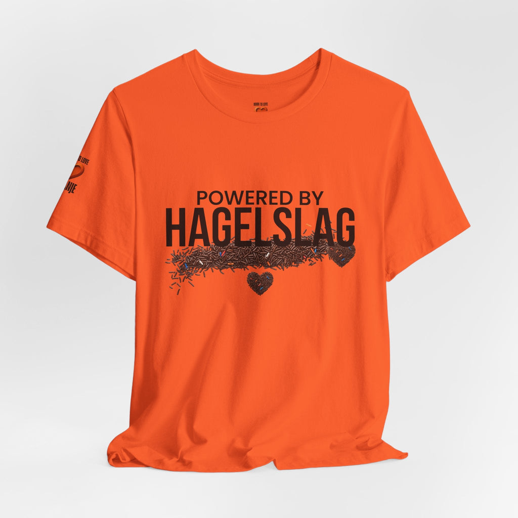 Powered By Hagelslag | expat cadeau shirt Printify