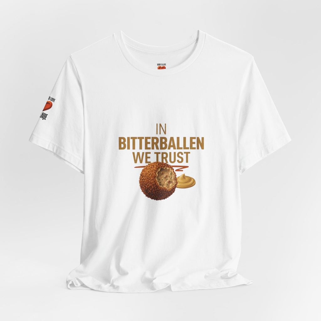 In Bitterballen We Trust Shirt, Funny Dutch Food Tee, Netherlands Snack Gift, Dutch Humor T-Shirt, Bitterballen Expat Gift, Holland