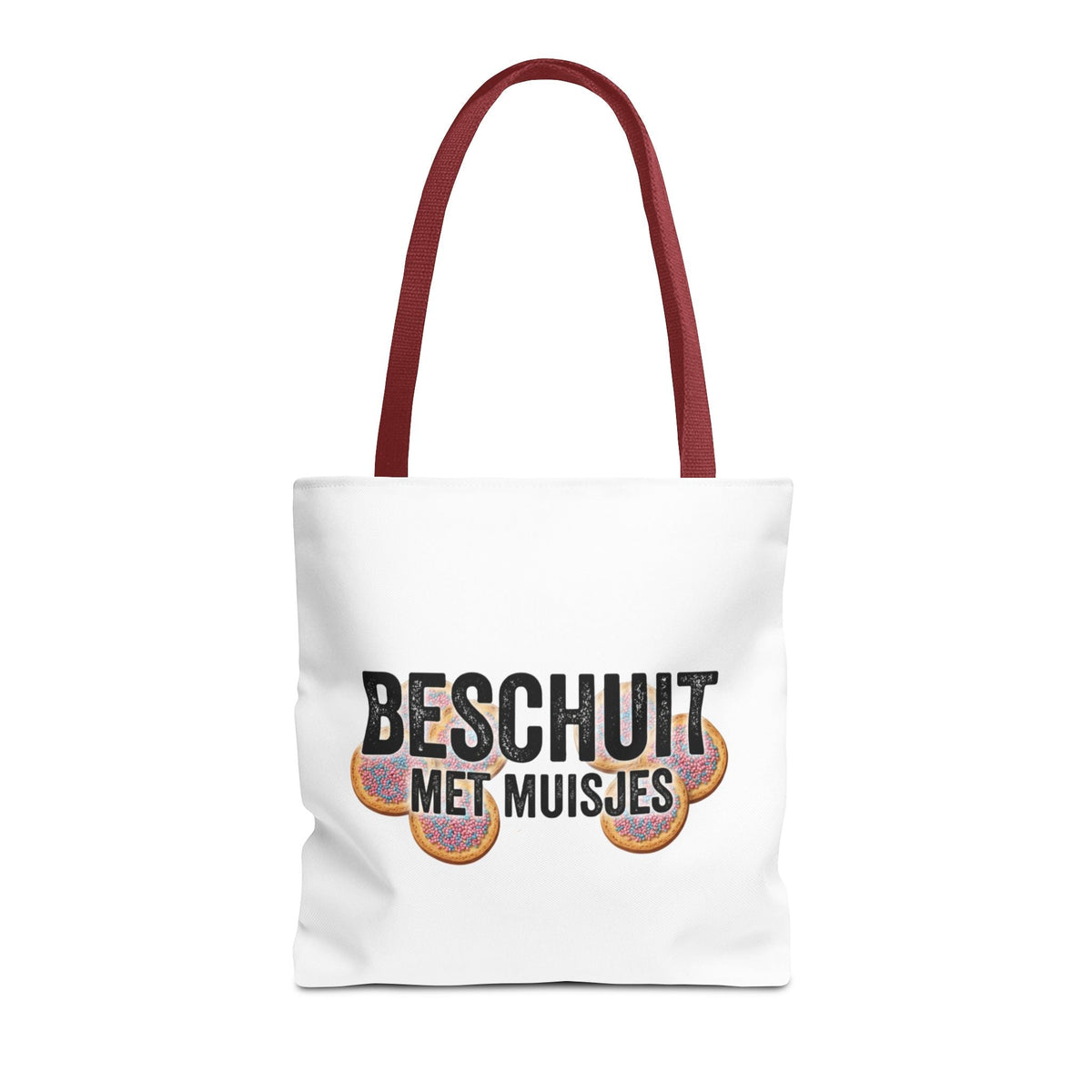 Babyshower shopper Nederland – Tote Bag Beschuit met Muisjes Printify