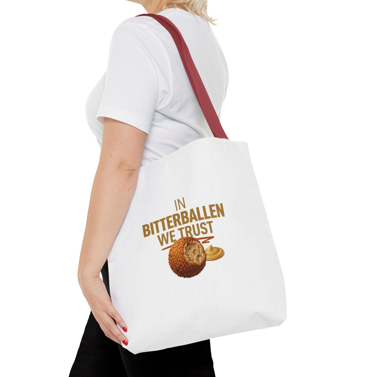 Tote Bag – Bitterballen | Typisch Nederlandse Tas Printify