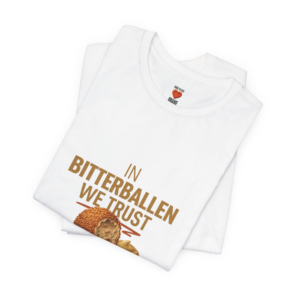 In Bitterballen We Trust Shirt, Funny Dutch Food Tee, Netherlands Snack Gift, Dutch Humor T-Shirt, Bitterballen Expat Gift, Holland
