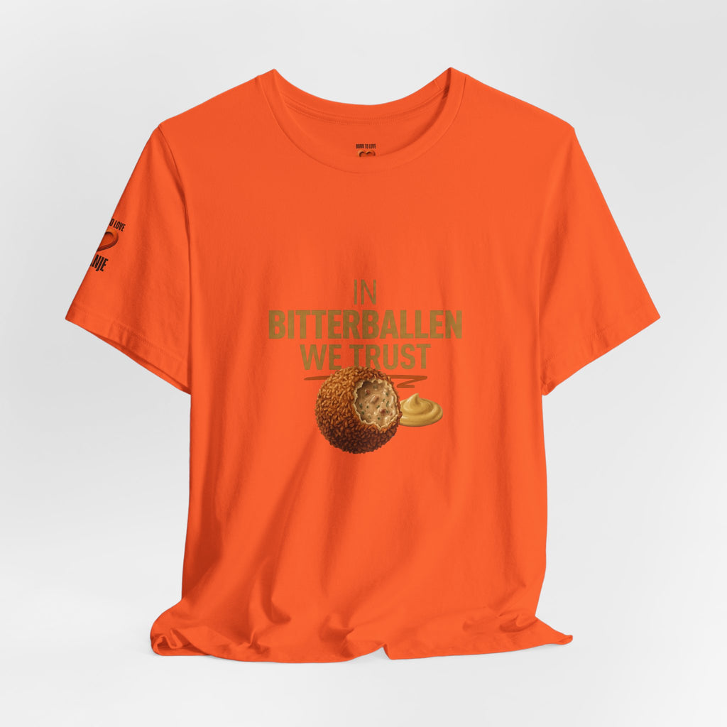 In Bitterballen We Trust Shirt, Funny Dutch Food Tee, Netherlands Snack Gift, Dutch Humor T-Shirt, Bitterballen Expat Gift, Holland