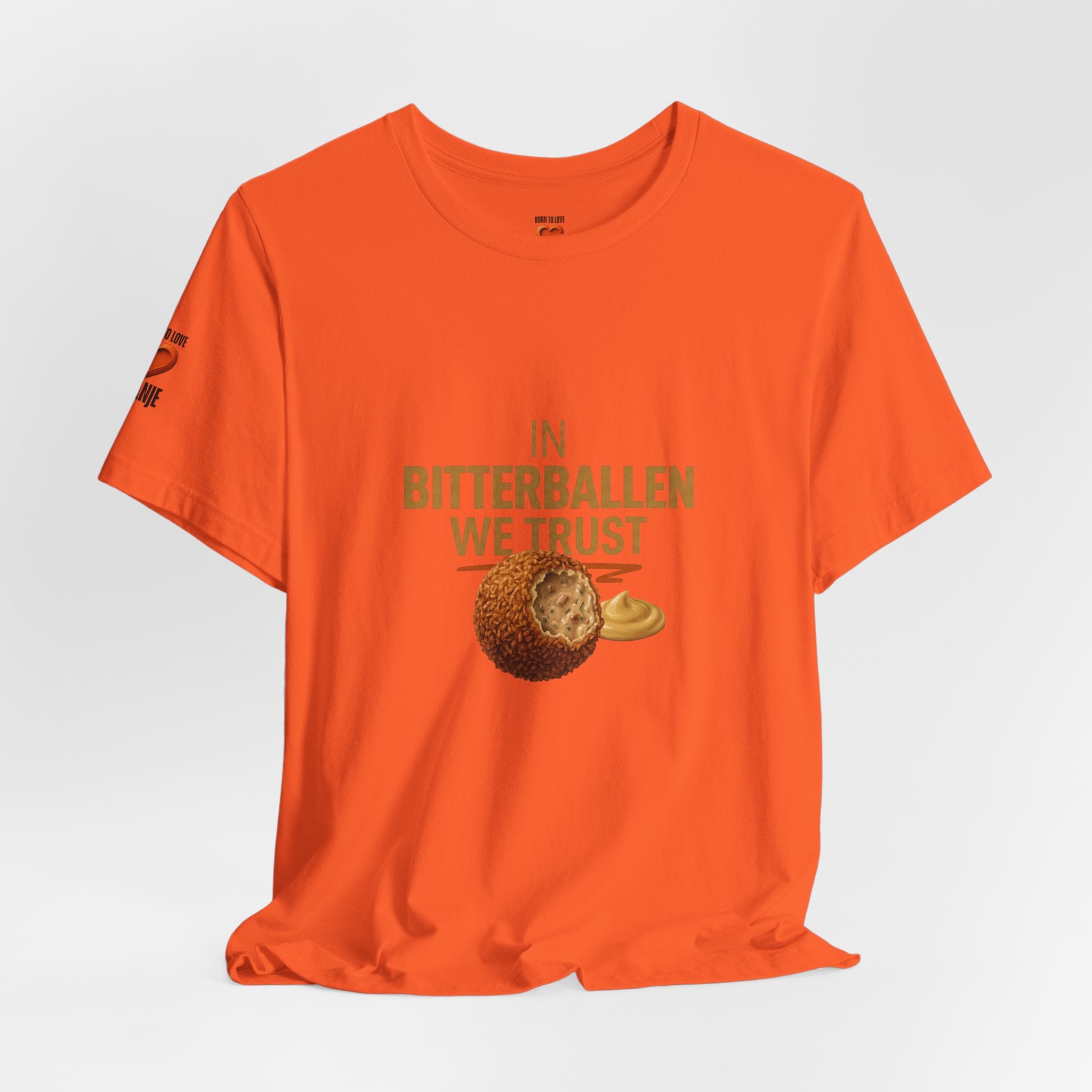 In Bitterballen We Trust Shirt, Funny Dutch Food Tee, Netherlands Snack Gift, Dutch Humor T-Shirt, Bitterballen Expat Gift, Holland