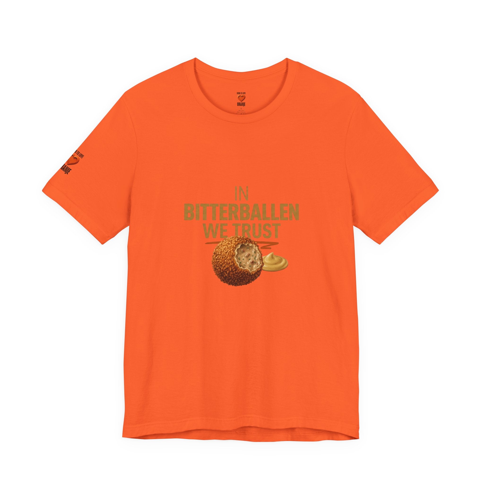In Bitterballen We Trust Shirt, Funny Dutch Food Tee, Netherlands Snack Gift, Dutch Humor T-Shirt, Bitterballen Expat Gift, Holland